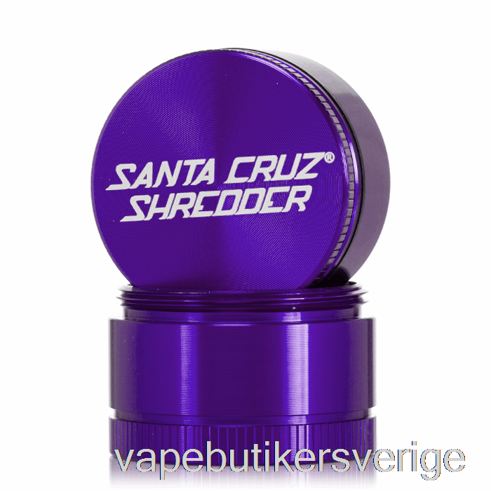 Vape Sverige Santa Cruz Dokumentförstörare 1,6 Tum Liten 3-delad Kvarn Lila (40 Mm)